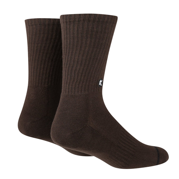 3 Pack Mocha Crew Sock - Kecks