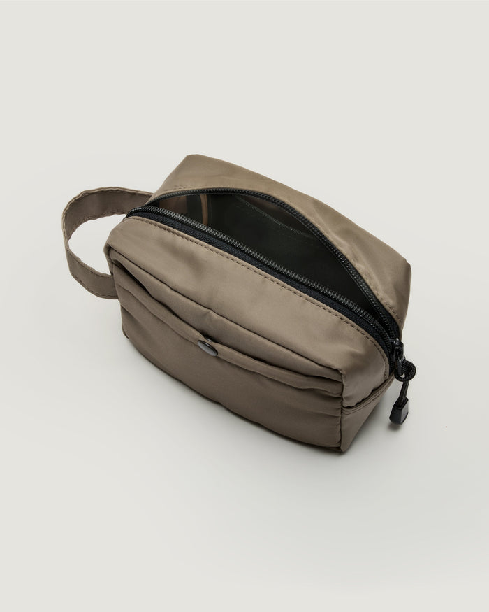 Belt Pouch Mini Dark Beige Puffer