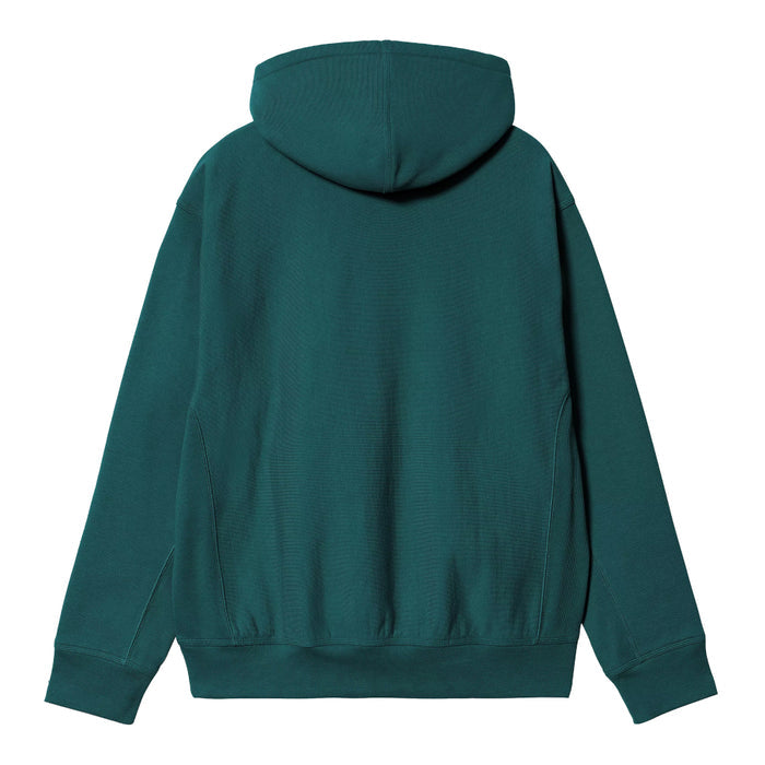 Carhartt WIP Hooded American Script Jacket Malachite