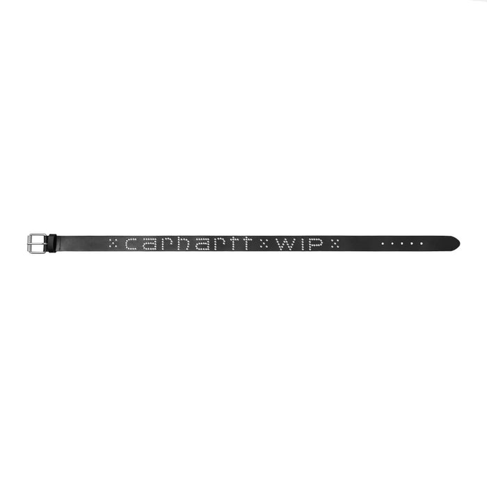 Carhartt WIP Script Studs Belt Black/Silver