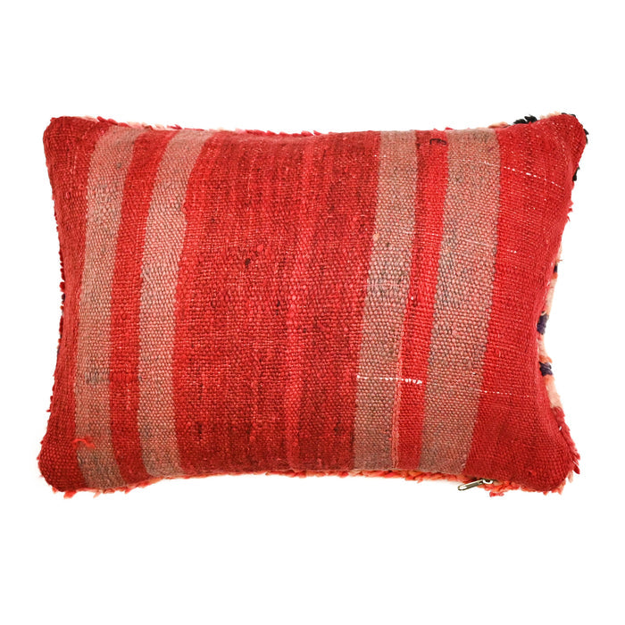 Carmine Berber Carpet Pillow made using vintage Moroccan rugs