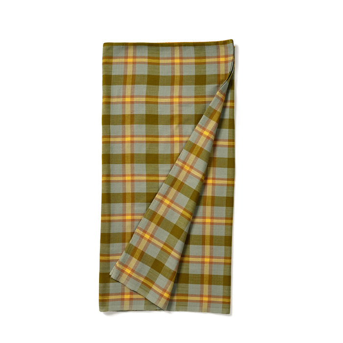 Charleston Plaid Tablecloth in Loden