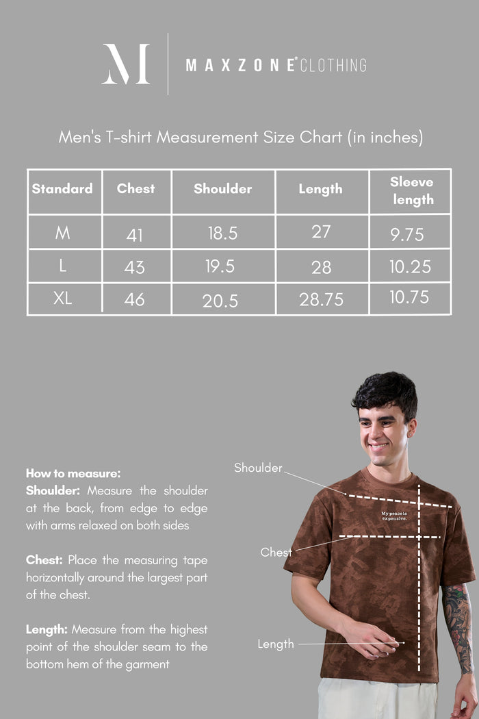 Dark Green - Aop Core Oversize T-shirt