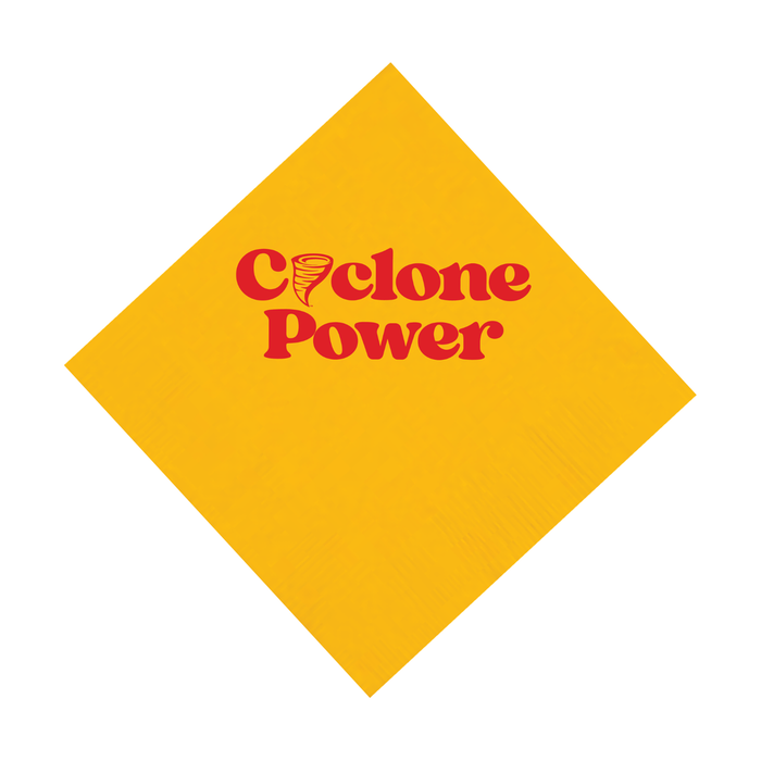 Iowa State Cyclones Gold 3-Ply Napkins - Set of 25