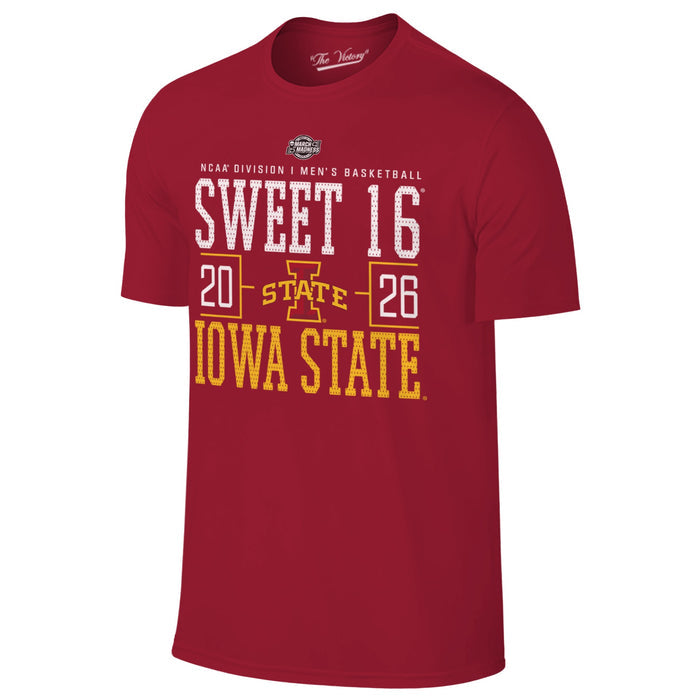 Iowa State Men's Basketball 2026 Sweet 16 Red T-Shirt