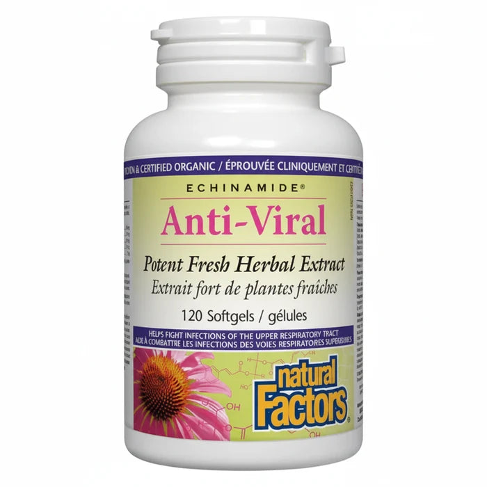 Natural Factors: ECHINAMIDE® Anti-Viral Softgels