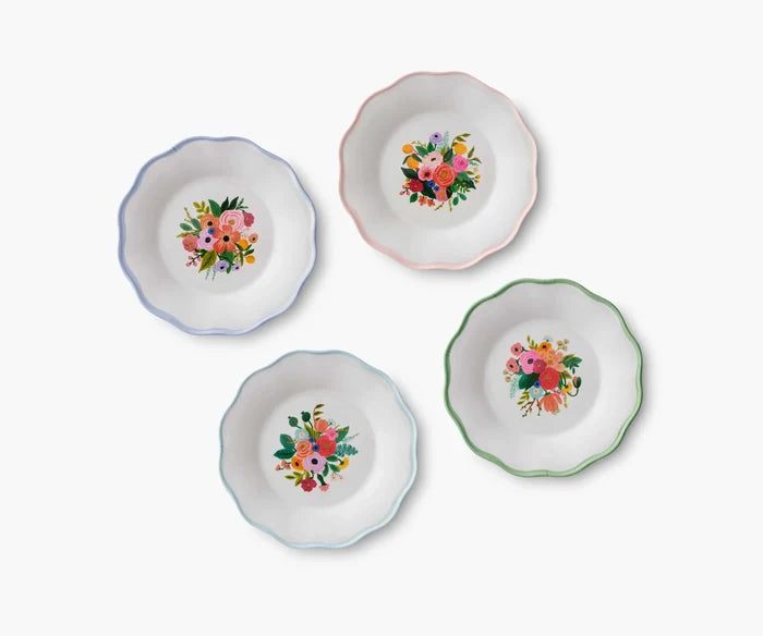 Rifle Paper Co. Garden Party Melamine Dessert Plates | Set of 4