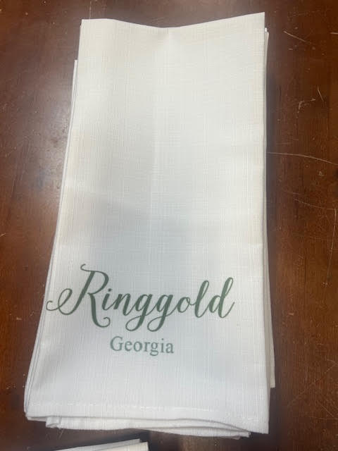 Ringgold Tea Towels-Green