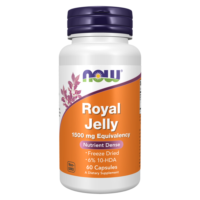 Royal Jelly 1500mg 60 Veg Capsules - كبسولات غذاء ملكات النحل 1500 ملغ - 60 كبسولة نباتية