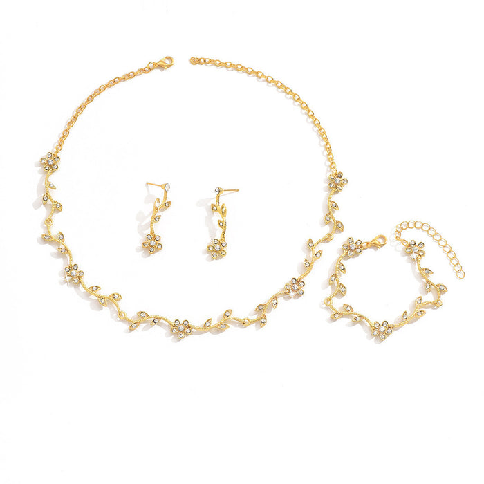 SET699 - Korean Floral Fashion Jewellery Set