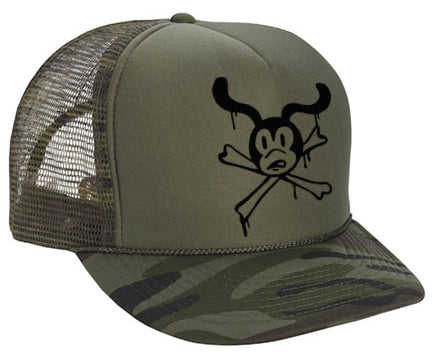 Trucker Bones Dust Nylon Camo
