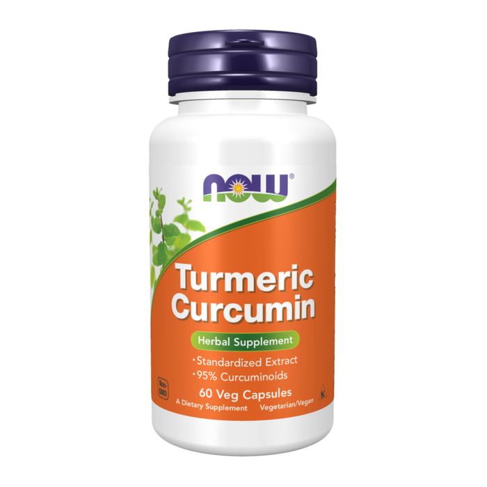 Turmeric Curcumin 60 Veg Capsules - كبسولات الكركم والكركمين ناو 60 كبسولة نباتية