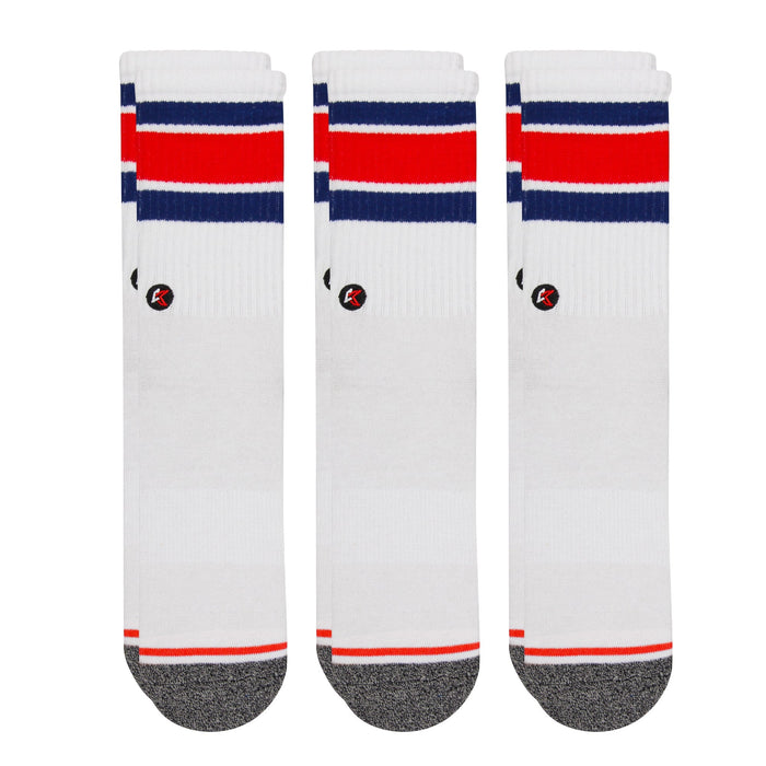 3 Pack RWB Crew Sock - Kecks