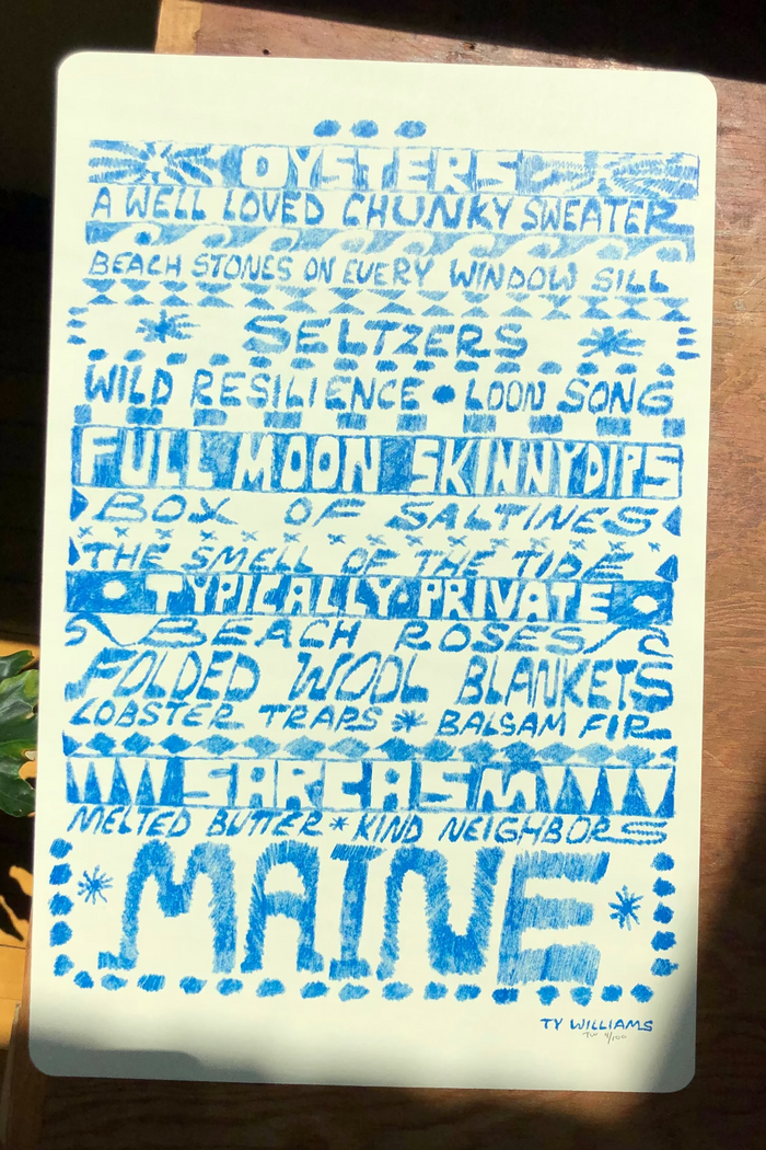 Maine Poster