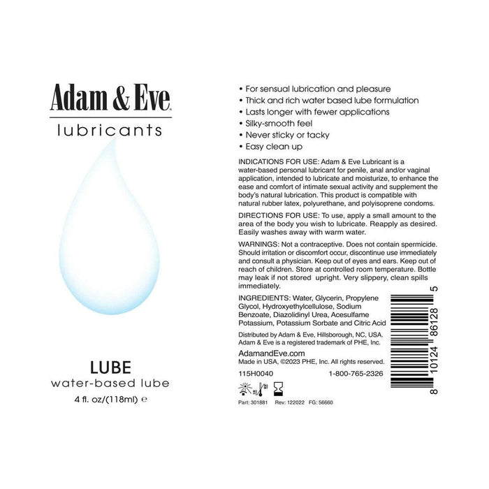 Adam & Eve Water-Based