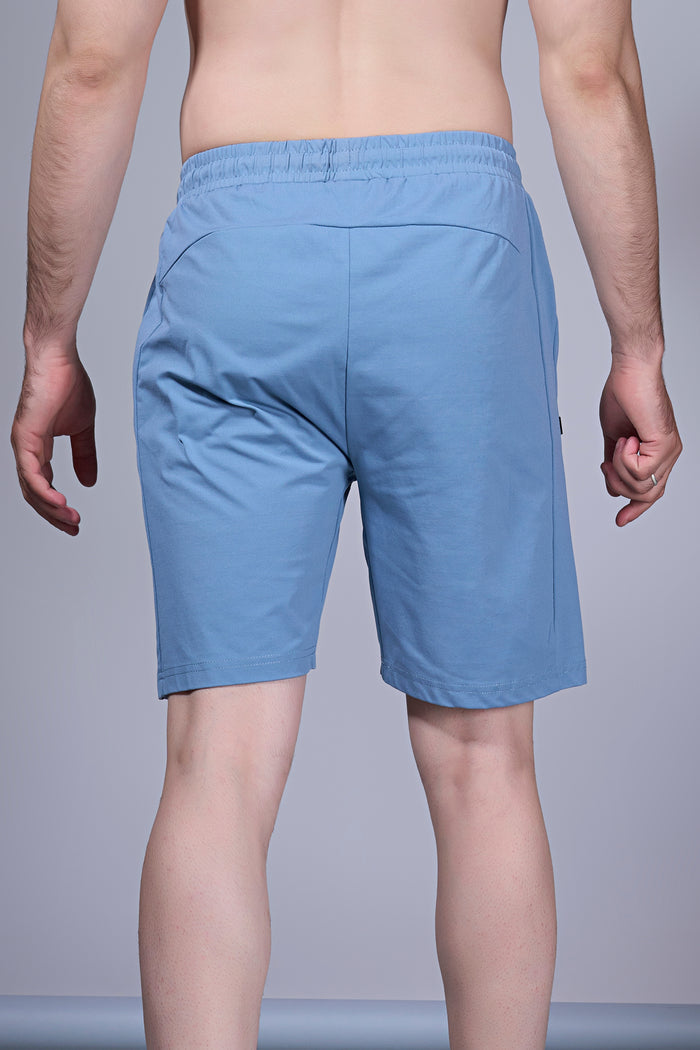 Air Blue - 365 Shorts With Side Zip Pocket