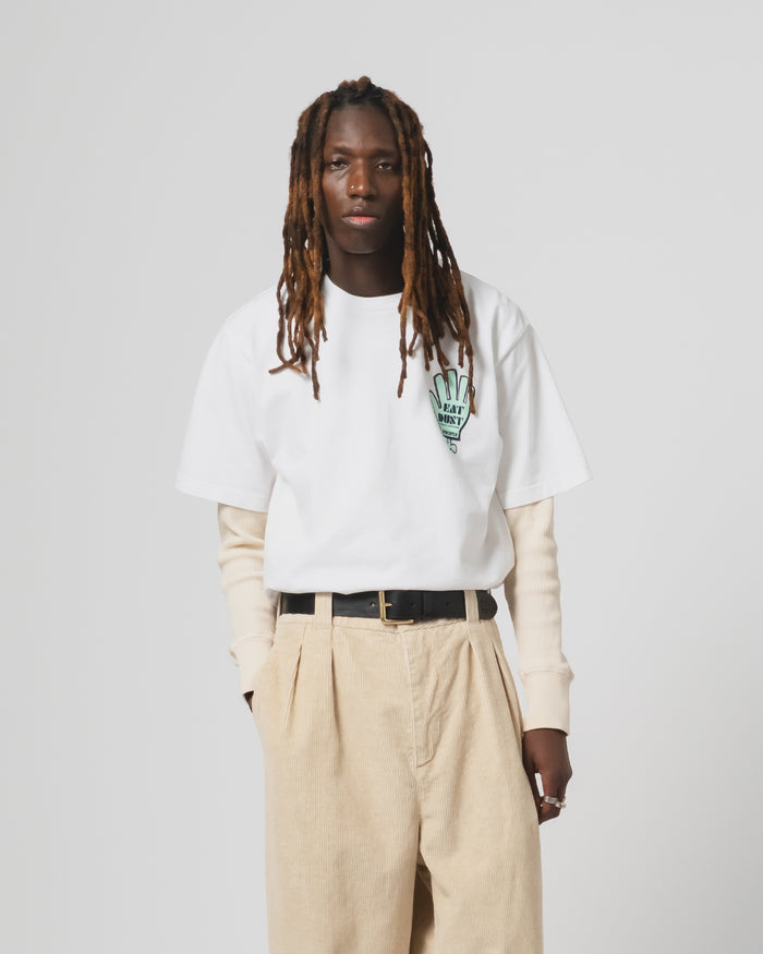 Antigoon Tee Open End White