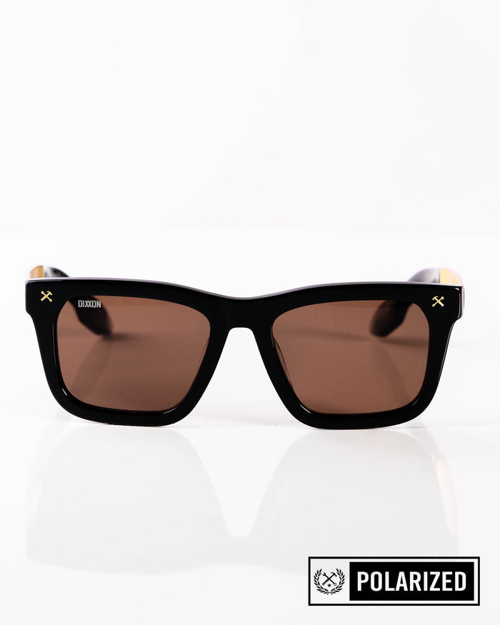 Anvil Metal Sunglasses - Brown & Bronze Polarised - Dixxon Flannel Co.