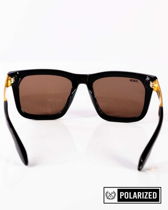 Anvil Metal Sunglasses - Brown & Bronze Polarised - Dixxon Flannel Co.