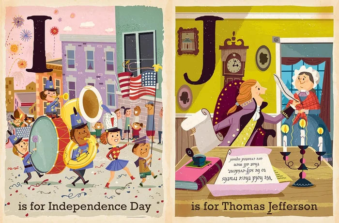 BabyLit Alphabet Books - A is for America