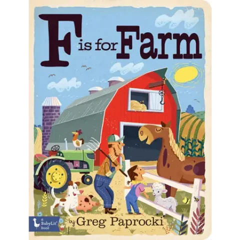 BabyLit Alphabet Books - F is for Farm
