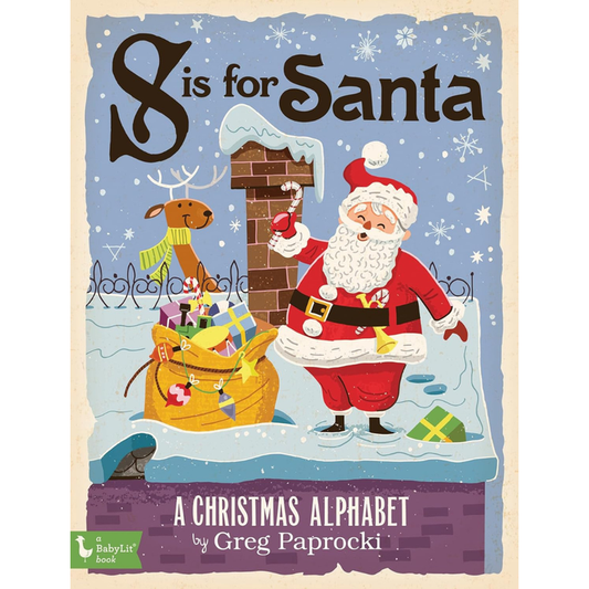 BabyLit Alphabet Books - S is for Santa