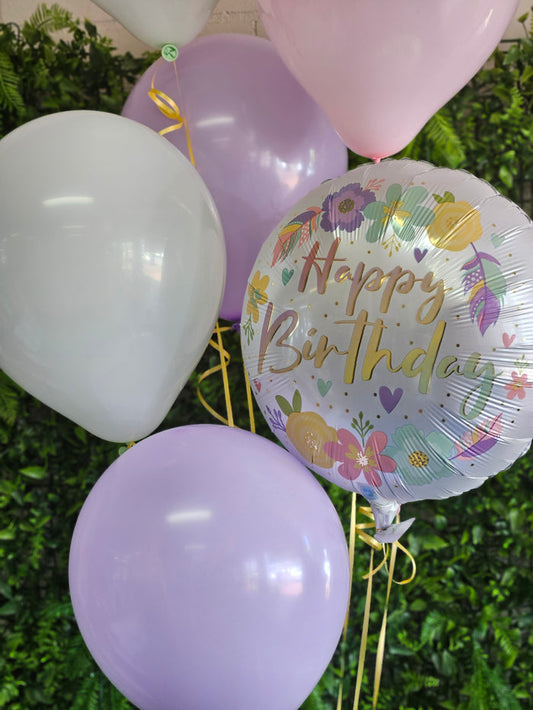 Balloon bouquet with weight
