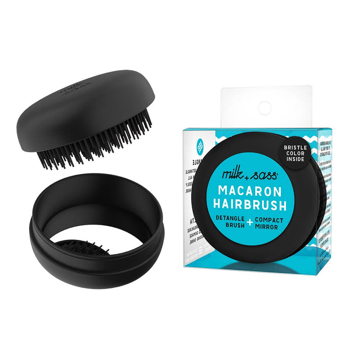 Milk + Sass Macaron Hairbrush - Black