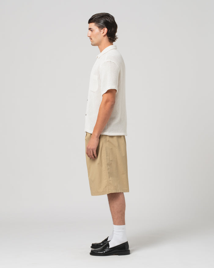 Breeze Shirt Trellis Cotton Ecru