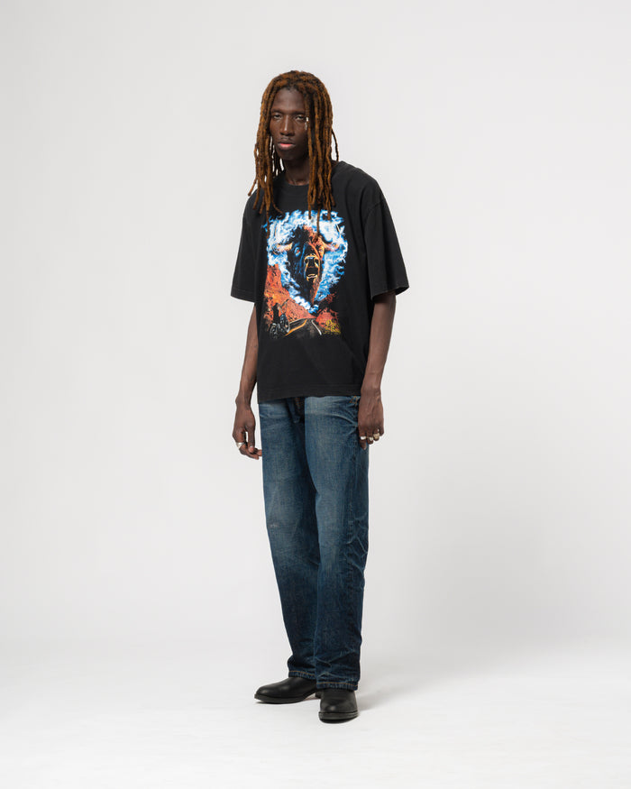 Buffalo Tee Open End Black