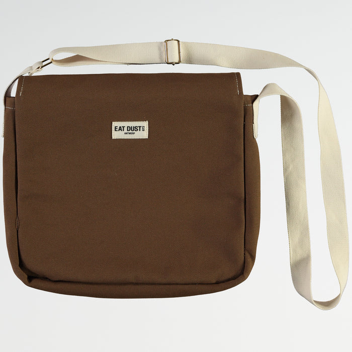 Canvas Shoulder Bag Medium Brown