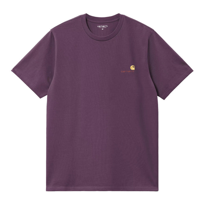 Carhartt WIP American Script T-Shirt Huckleberry