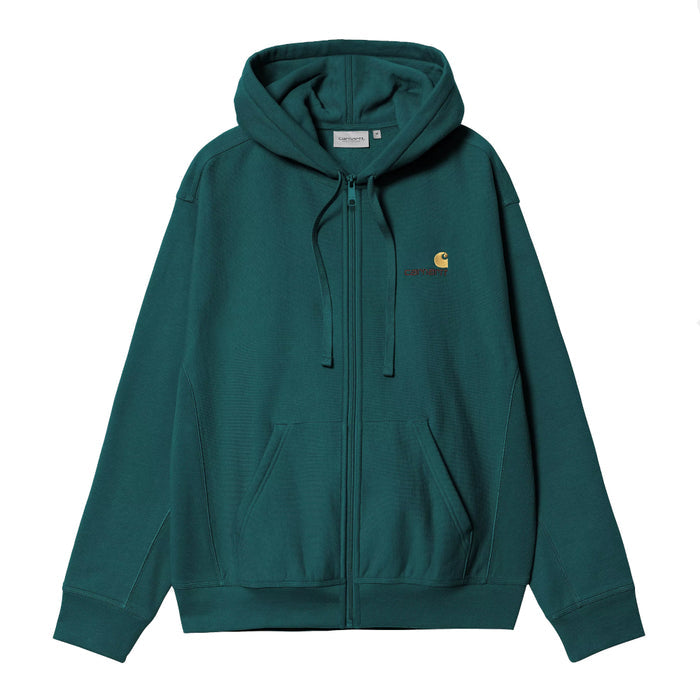 Carhartt WIP Hooded American Script Jacket Malachite