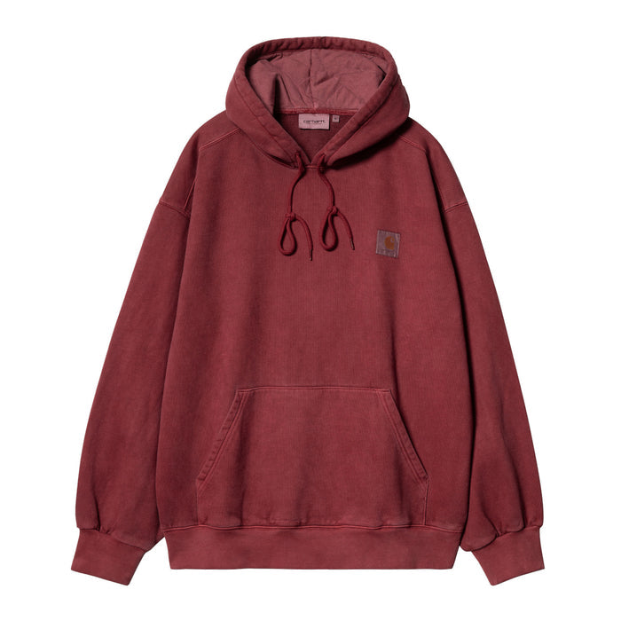 Carhartt WIP Vista Sweat Hoodie Scarlet Garment Dyed