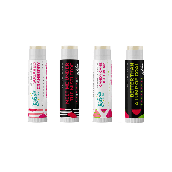 Cranberry & Candy Cane Lip Balm Bundle