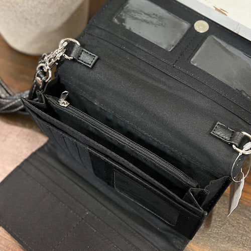 Cross Embellished Wallet