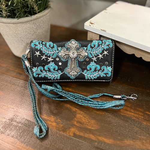 Black & Teal