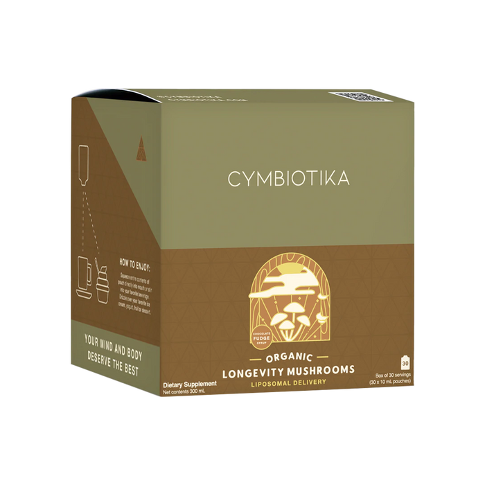 Cymbiotika Organic Mushroom Supplement - 30 x 10 Pouches - L'Organic