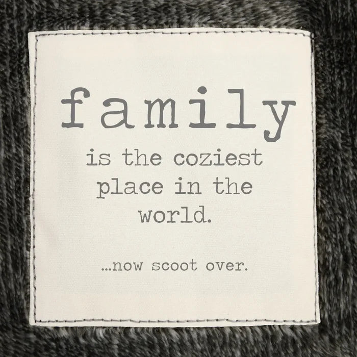 Demdaco Together Time Family Mega Blanket - Black