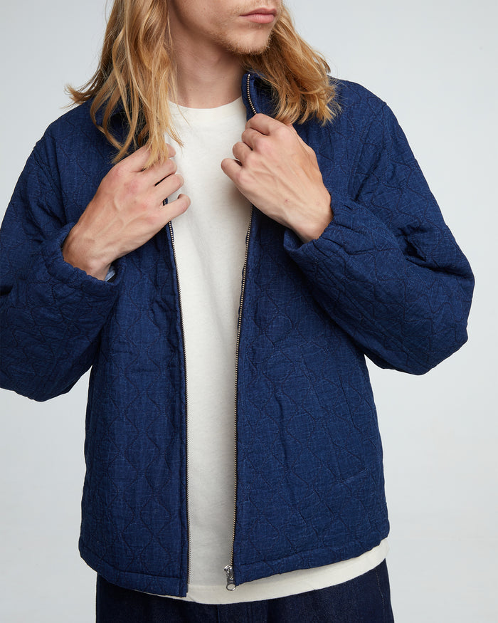 Dogtown Jacket Padded Denim Stone Blue