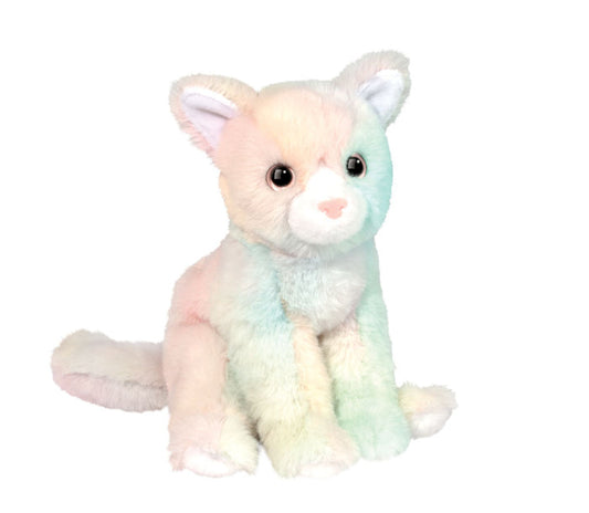 Douglas Toys Pixie Mini Soft Rainbow Cat Plush