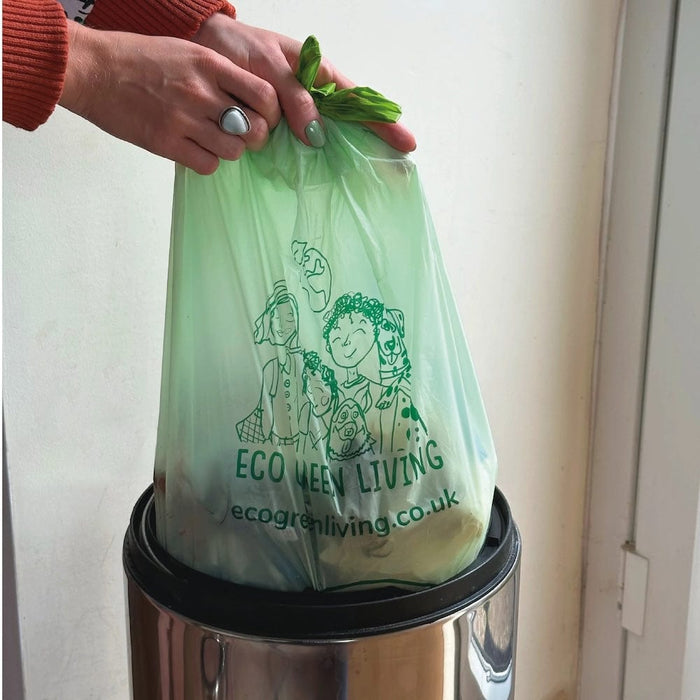 Drawstring Compostable Waste Bin Bags - 40L &Keep