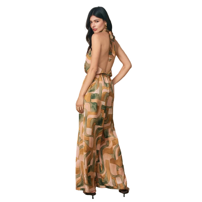 Dune Deco Halter Neck Jumpsuit
