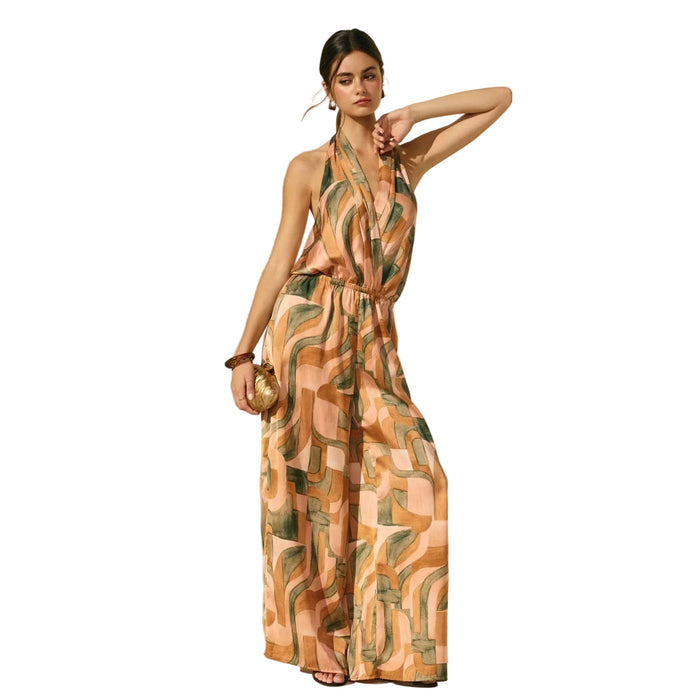 Dune Deco Halter Neck Jumpsuit