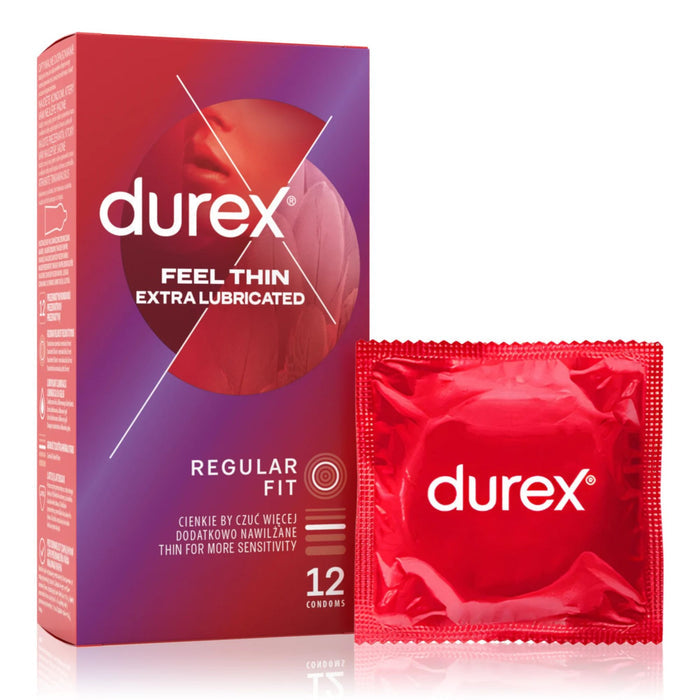 Durex Thin Feel Extra Lubricated 12 Pack