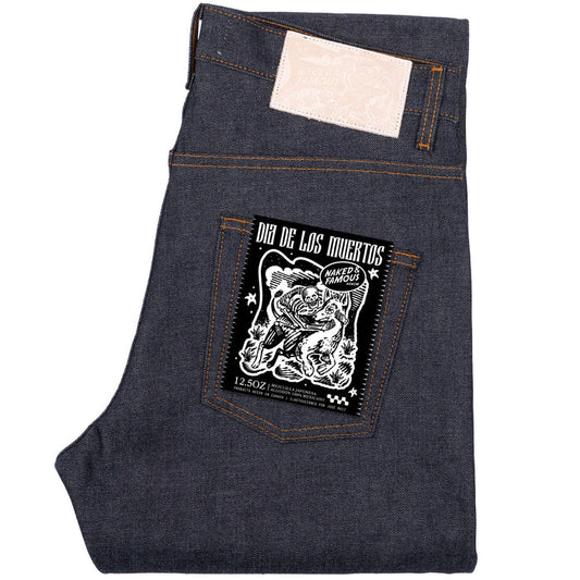 Easy Guy - Dia De Los Muertos Selvedge - Xoloitzcuintli by Naked & Famous Denim