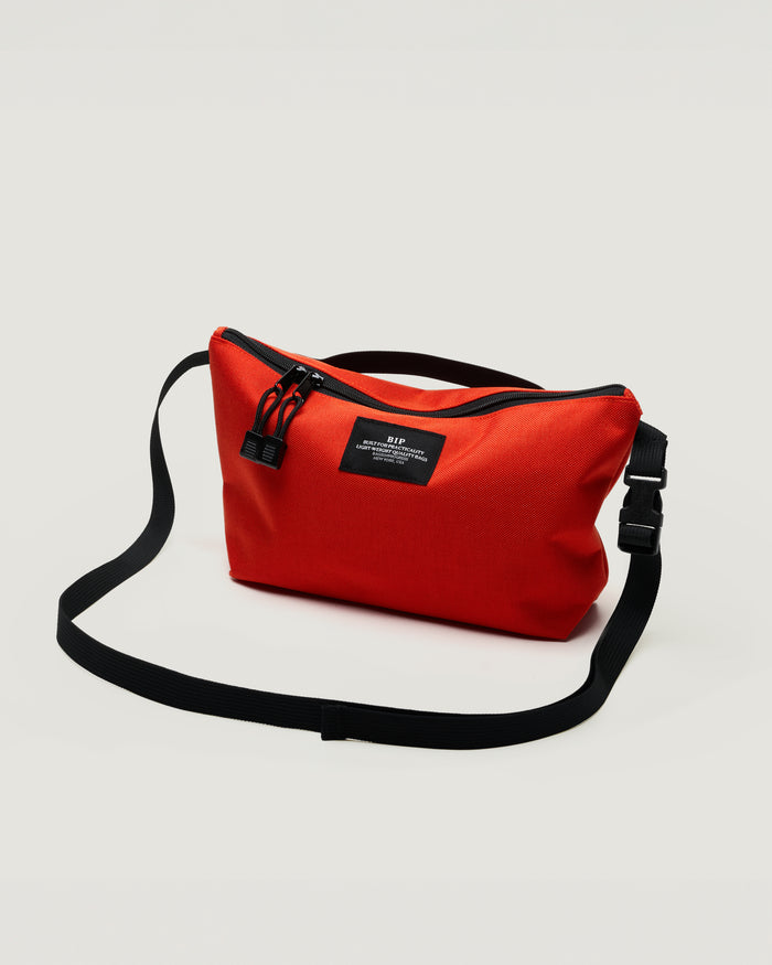 Fannypack Crossbody Canvas Nylon Reddish Orange