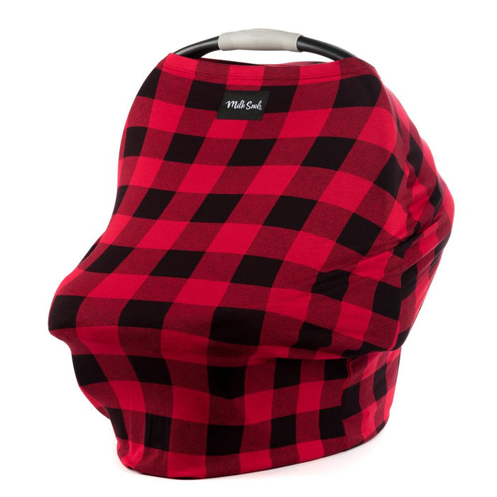 *FINAL SALE* Milk Snob 5-in-1 Multifunctional Carseat Cover - Lumberjack