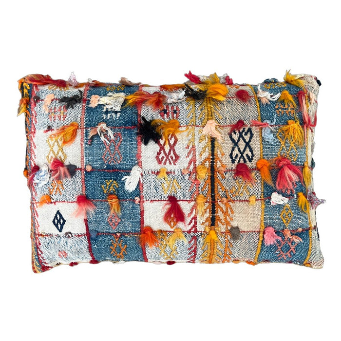 Gina Vintage Kilim Lumbar Pillow (16x24)