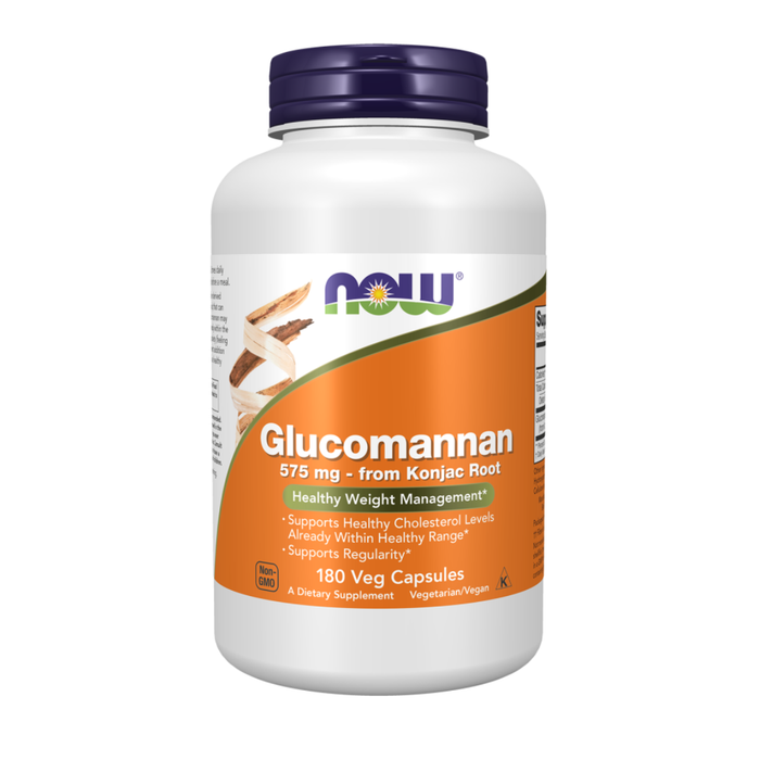 Glucomannan 575 mg 180 Veg Capsules  - كبسولات جلوكومانان 575 ملغ - 180 كبسولة نباتية